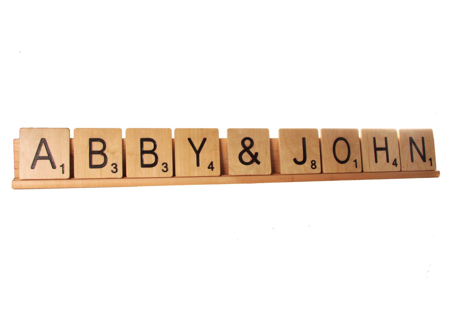 Scrabble Rack (for 9 large scrabble letter tiles)