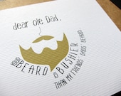 Dad's Bushy Beard: Single Card
