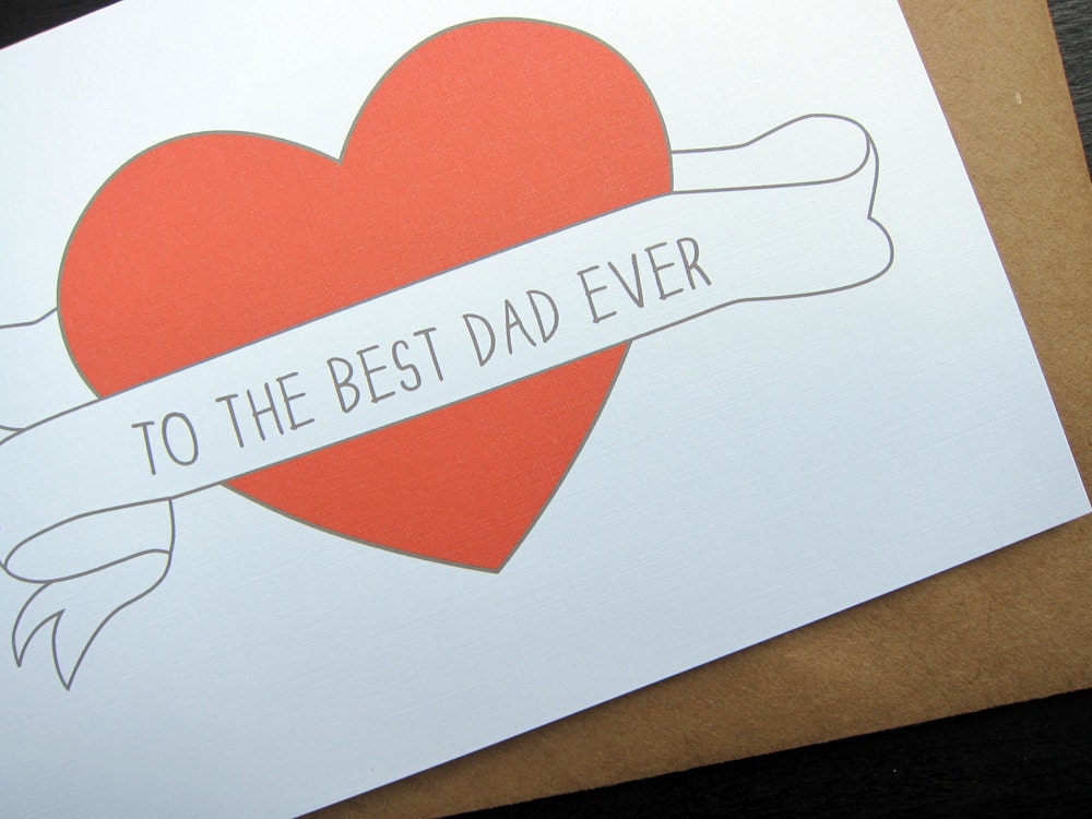 To the Best Dad Ever: Single Card