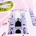 Processional map of royal wedding of William and Kate Letterpress and giclee print CLEARANCE