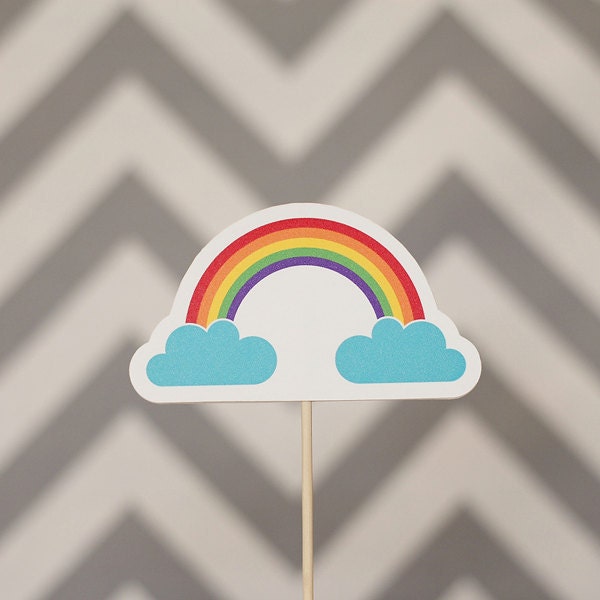 Rainbow Cupcake Topper