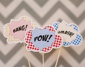Superhero Cupcake Topper