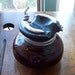 Vintage Brown Ceramic Insulator