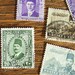 Vintage Postage Stamps Egypt 1940s