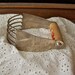 Vintage Pastry Cutter Red Wood Handle 1950s