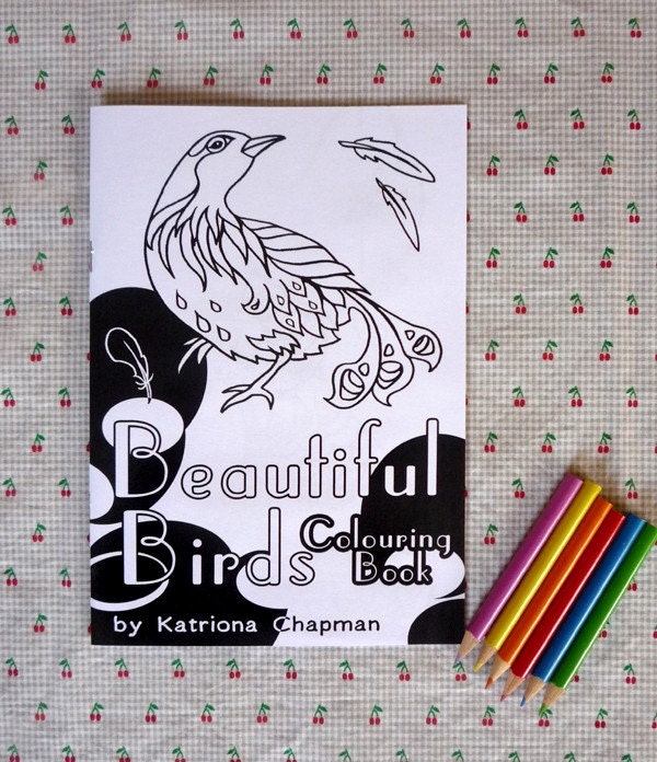 Beautiful Birds colouring book