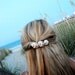 Scotch Bonnet seashell french hair clip