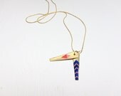 Hand Painted Diamond Necklace