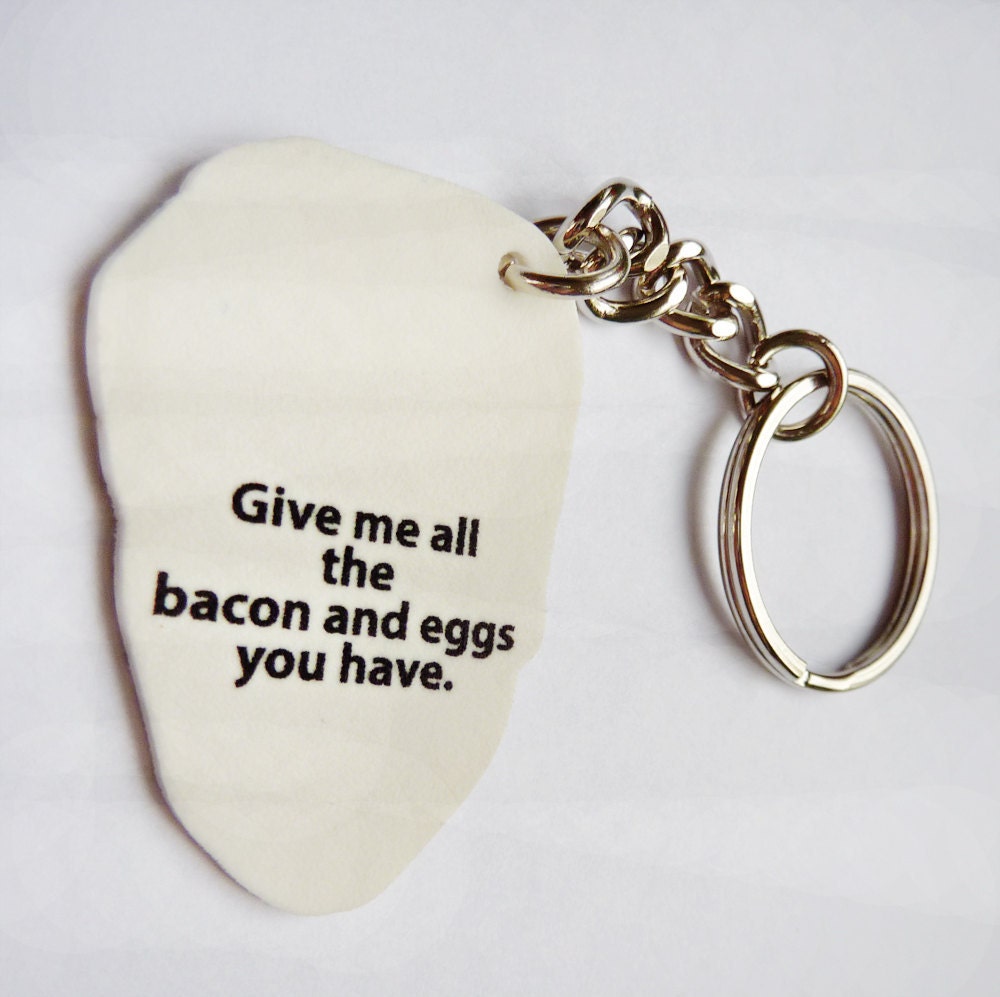 Ron Swanson, Famous quotes Keychains.