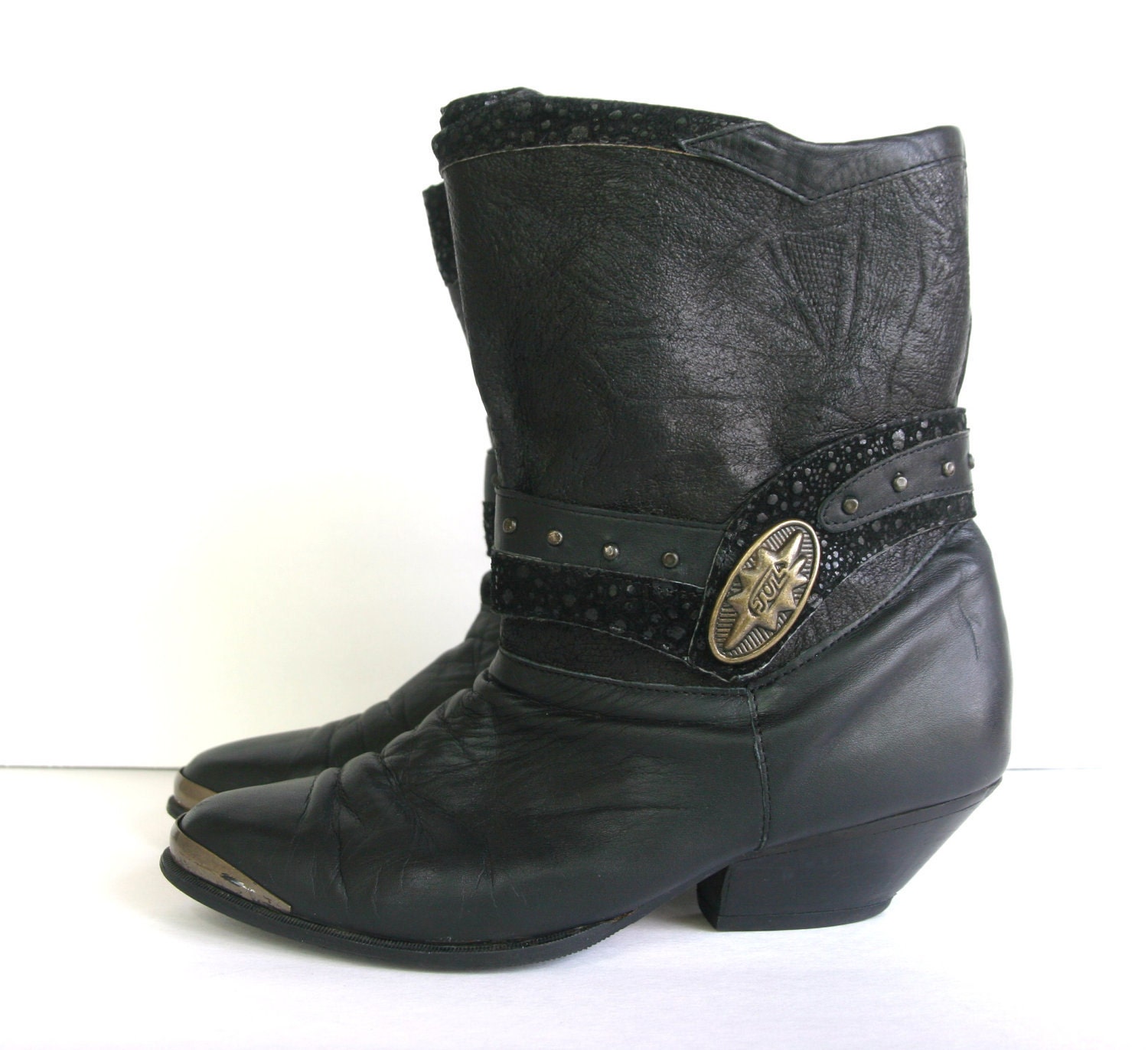 mens western slouch boots