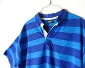 Chesterfield Striped Polo Mens Vintage Shirt Extra Large Made in USA