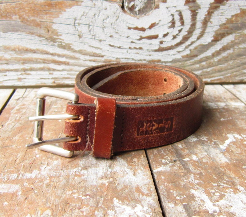 Retro Brown Leather Belt FREE SHIPPING