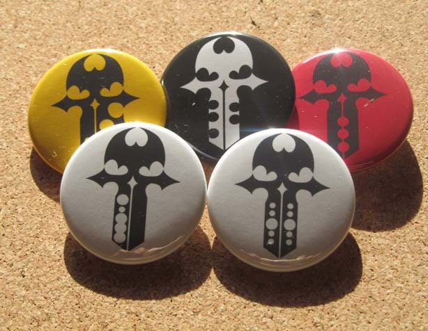 The World ends with you Key pins TWEWY 5 pins set