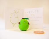 Sweet pear polymer figurine