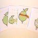 comic zine / chapbook / storybook about pears - "Winter Stroll"