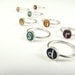 Initial Ring - Sterling Silver - Stacking - Personalized  Jewelry  - Stackable