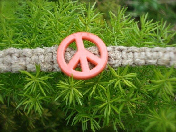 Peace Hemp Bracelet