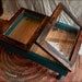 Reclaimed Window Coffee Table with Storage, Upcycled, Repurposed