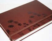 Make a Wish Altered Journal/Notebook/Diary - Brown Leather Appearance