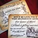 Alice in Wonderland Invitations for Wedding Bridal Shower/Baby Shower/Birthday - Vintage Appearance - Set of 10