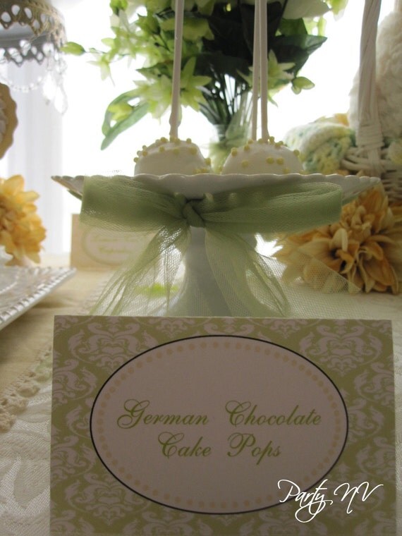 PRINTABLE (Blank Table Tents) - "Little Lamb" Collection- Vintage Design Il_570xn