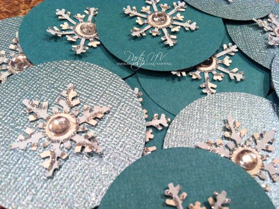 Rhinestone Snowflake Cupcake Topper Il_570xn