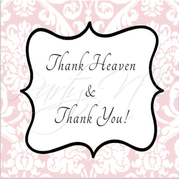 PRINTABLE (2" Favor Tags) - Thank Heaven for Little Girls Collection Il_570xn