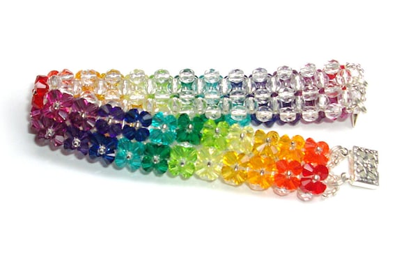 Swarovski Crystal Rainbow Bracelet