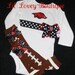 Football Season Is Coming...Team Spirit Long Sleeve Bodysuit With Matching Football Leg Warmers For Baby Girl or Toddler