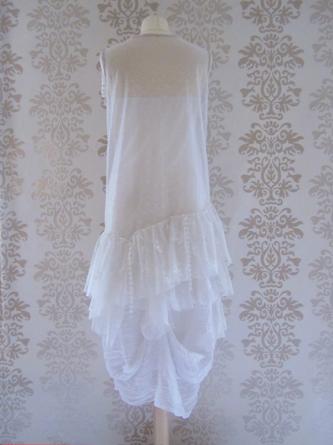 Wedding Dress Wedding Gown Reception Dress Alternative Wedding Dress : LOLA 2 Pieces Liberty Flapper Dress Custom Size
