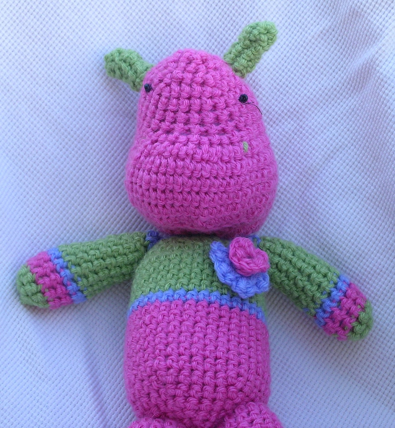 Stuffed Pink Hippo