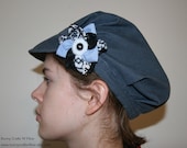 Flower Barrette Hair Clip or Pin   - FREE SHIPPING - Upcycled and Vintage - Fun For All Ages - Story Flower