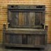 Barn Wood Entry Bench with storage