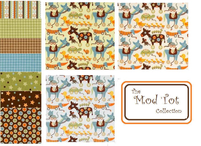 Mod Tot 4-Piece Crib Bedding Set-SAVE 10%