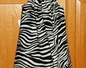 Wild for zebras pillowcase dress
