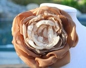 Fall Fabric Hair Flower or Sash Pin