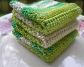 CROCHET COTTON DISHCLOTHS...