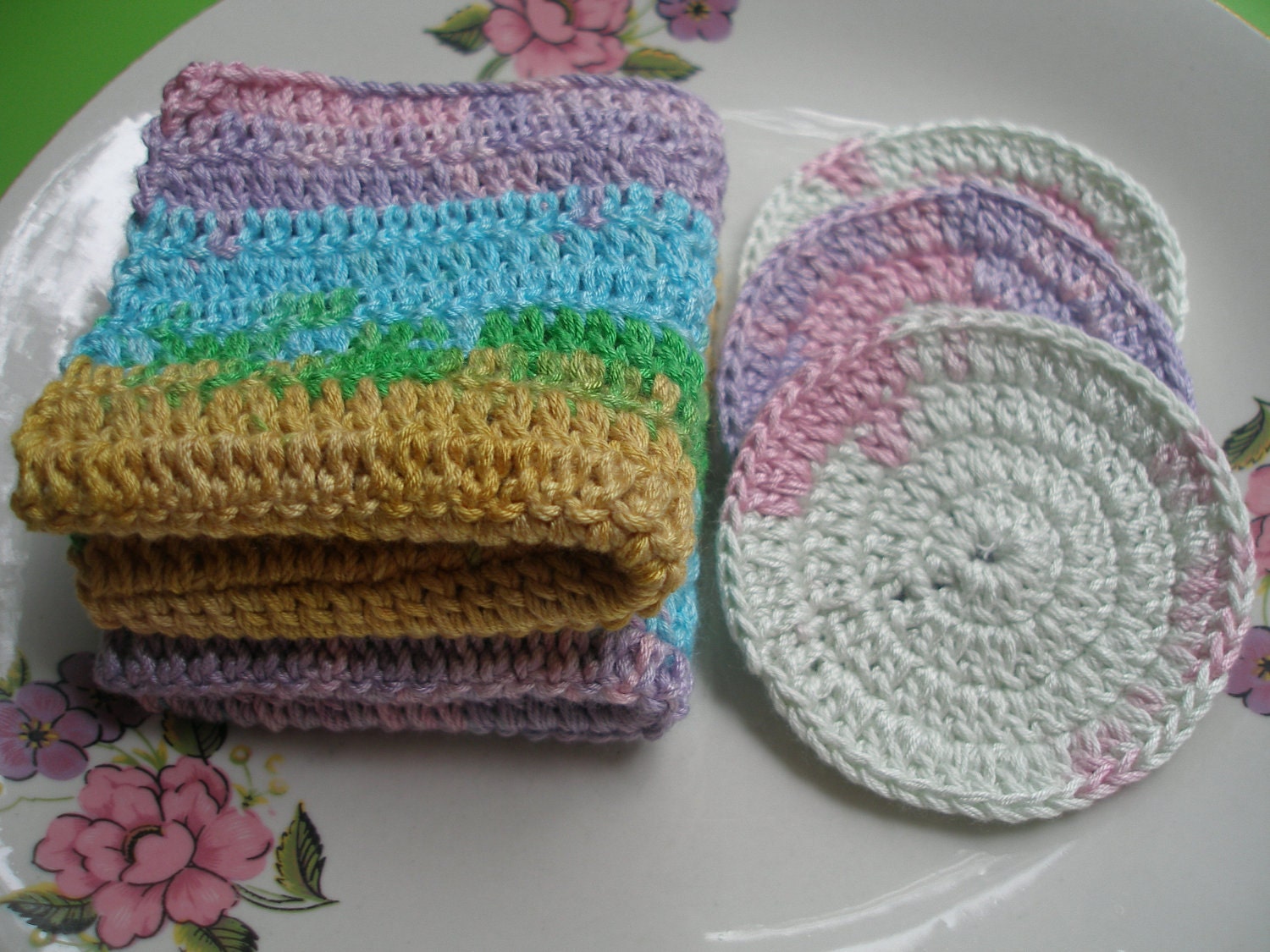 CROCHET COTTON DISHCLOTHS andScrubies...