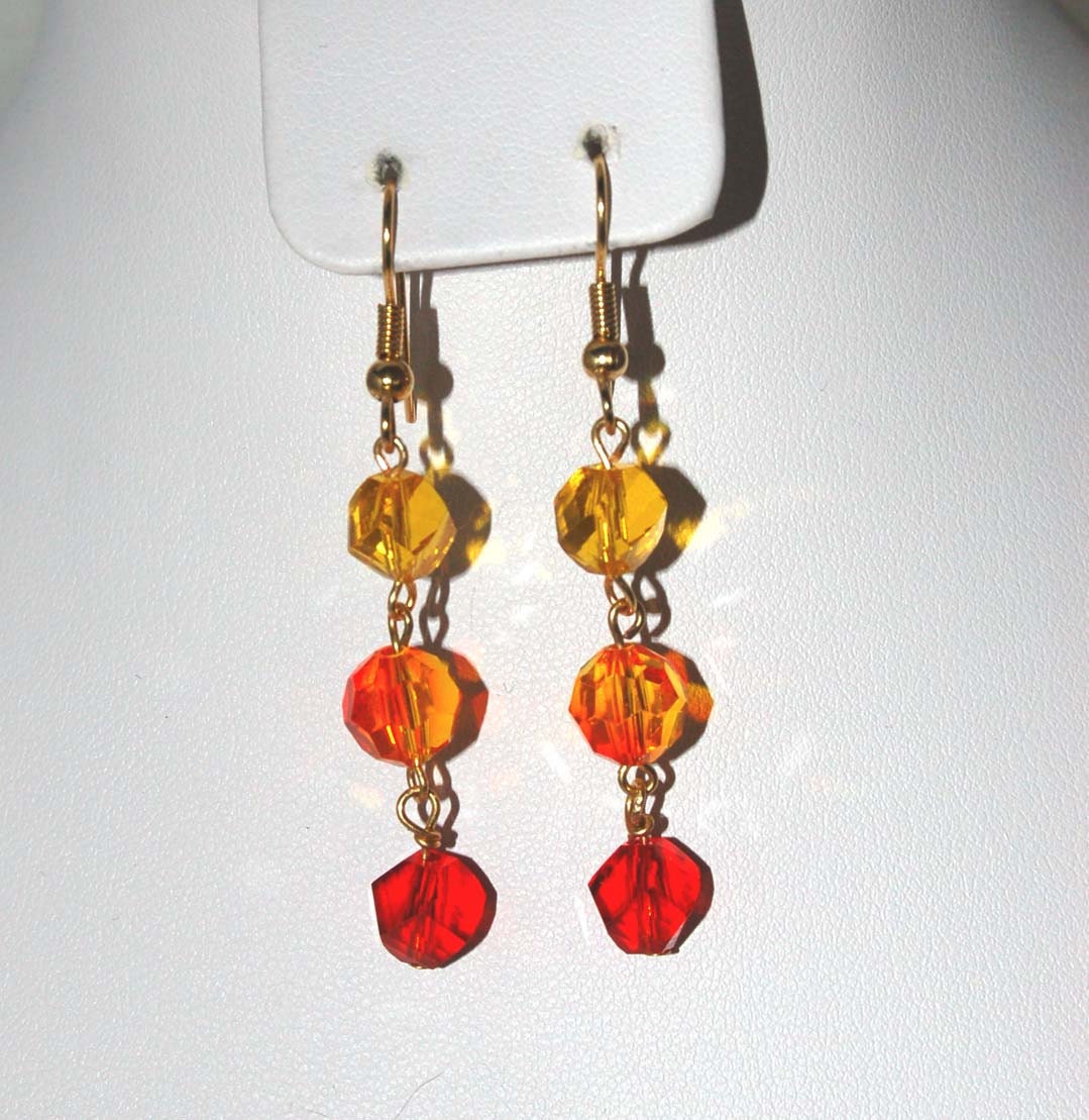 Swarovski Crystal Earrings.