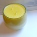 Yellow Jar Candle, Summer Sunshine Blend, Giant 2.4 lb Soy Candle