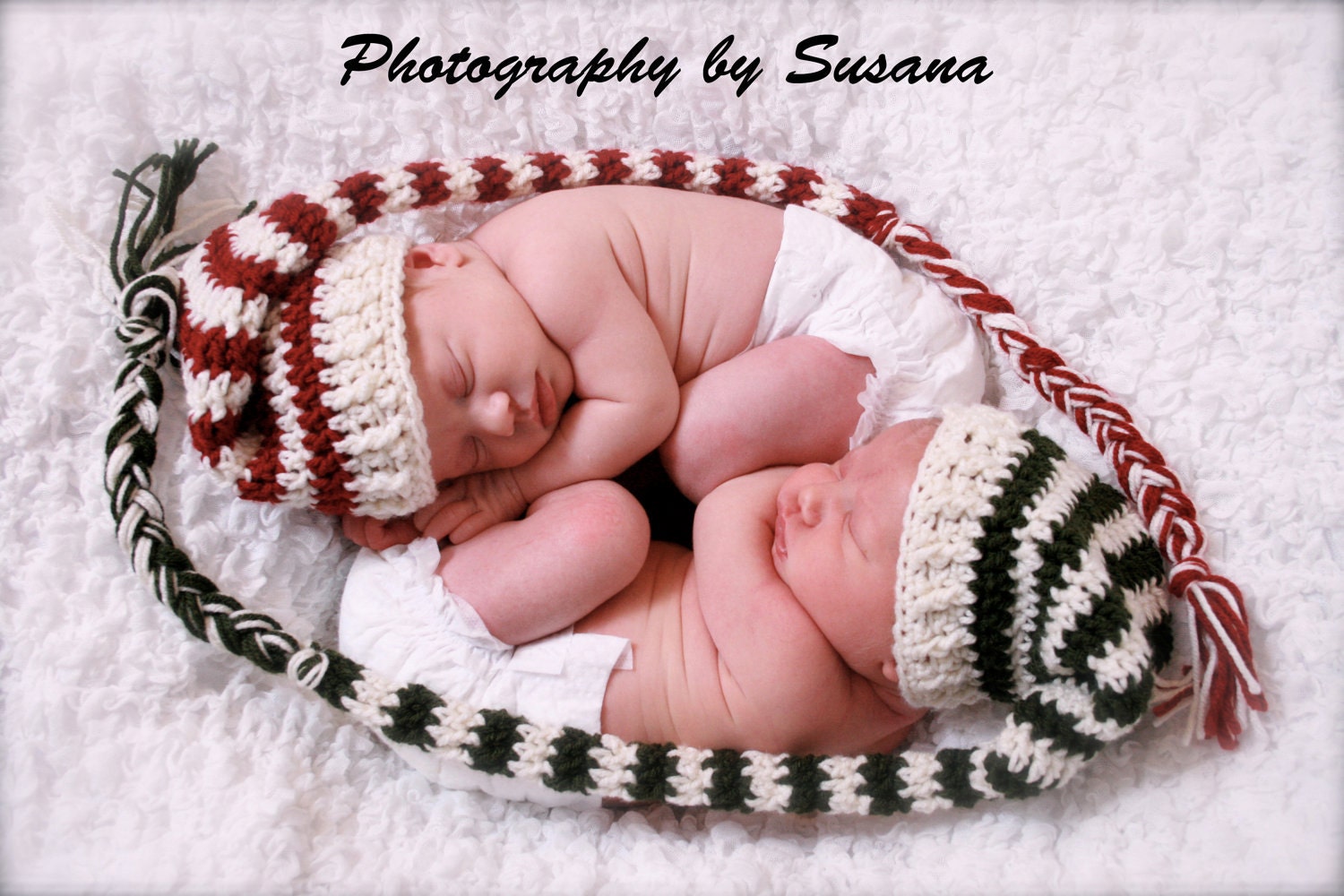 Elf Stocking Hat / PDF PATTERN / "Little Helper" newborn photography prop