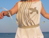 Summer. Dress. Wedding. Birdcage Dress. Beach. Surf. Cruise. Womens.  Made in CANADA. Cotton. Whimsical. S, M, L, Xl, Plus Size.
