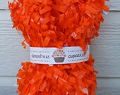 Tissue Paper Fringe Garland Orange 4 Yards