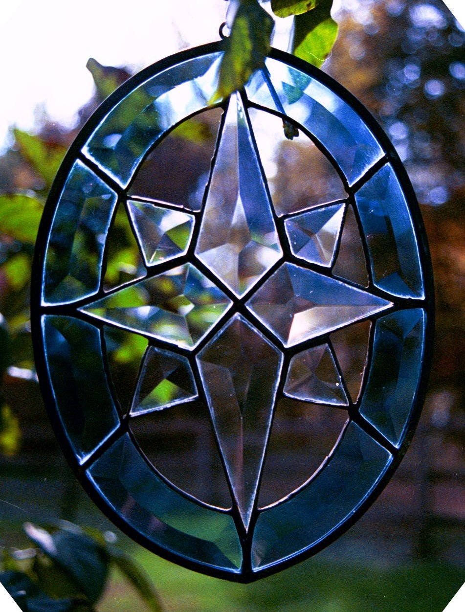 Oval Stained Glass