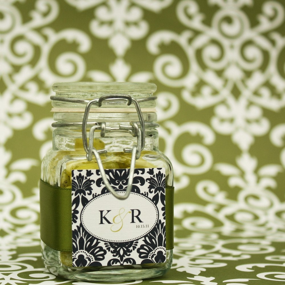 Printable Personalized Tags- Kayden Damask Collection