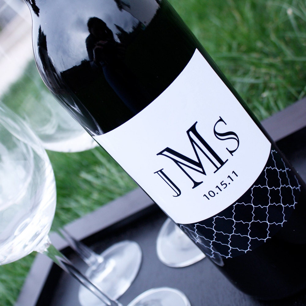Printable Wine Bottle Label - Jordan Collection