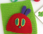 Crochet Baby Hat - Very Hungry Caterpillar Inspired - Hat Only