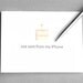 Funny birthday card - Not sent from my iPhone pixelated birthday cake card