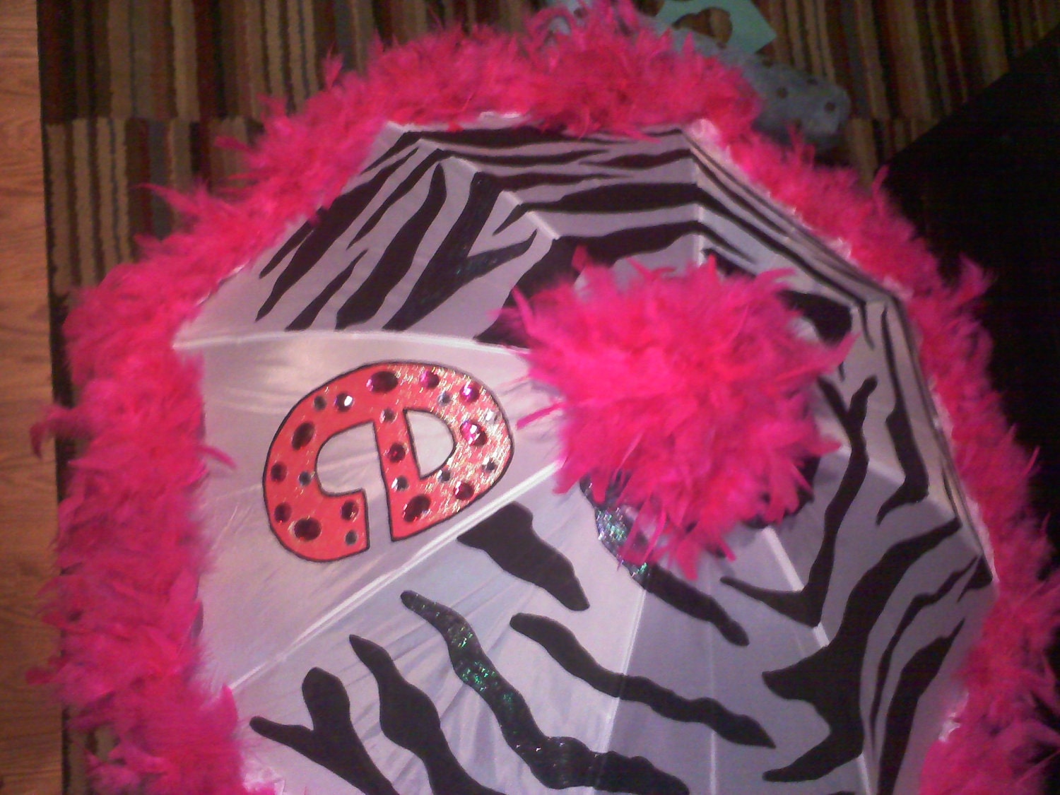 Hand painted custom umbrella- choose style and colors made for wedding, sports events, birthday, sorority, baby showers, outdoor shade