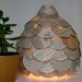 Mixed Book Page Table Lamp - Paper Lantern Light